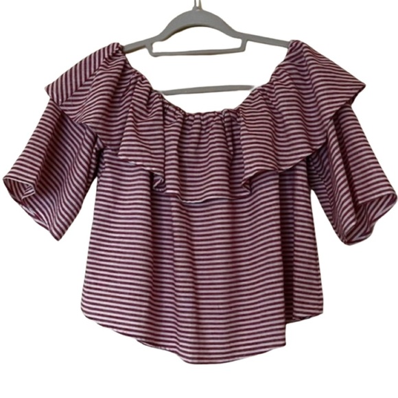 NWT- Lovers & Friends Off The Shoulder Top # - Picture 4 of 6